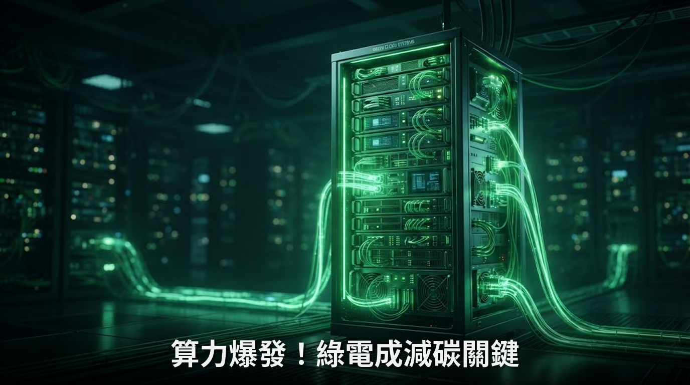 中國資料中心用電2030將翻四倍，綠電成減碳關鍵