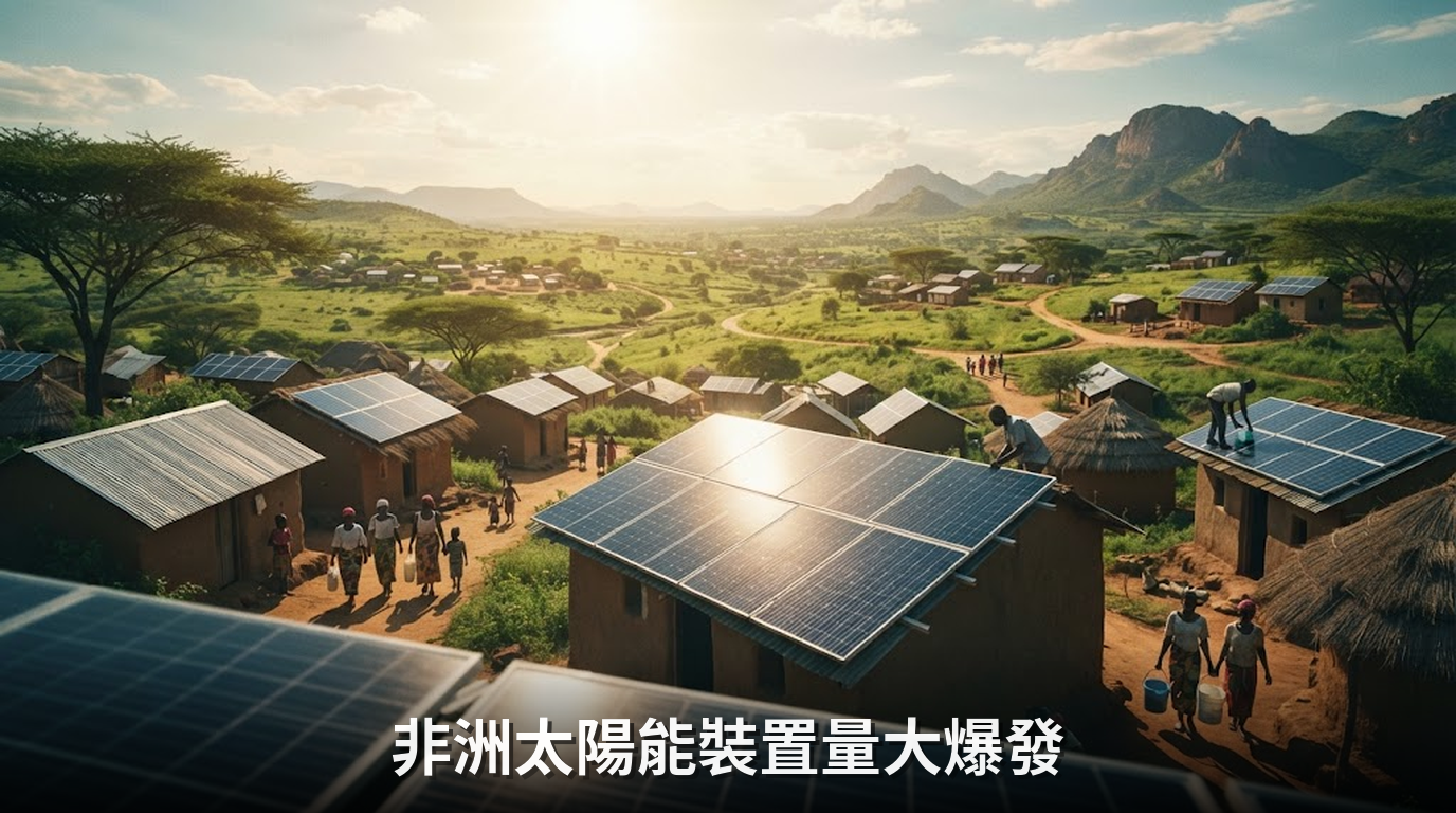 非洲太陽能迎來爆發期！2026年裝置量將暴增45%