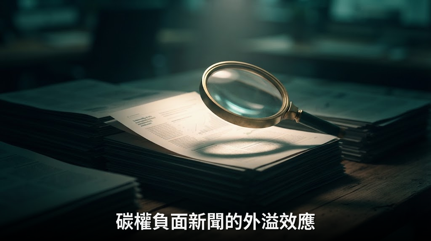 碳權專案負面新聞具外溢效應，同註冊機構專案恐遭殃