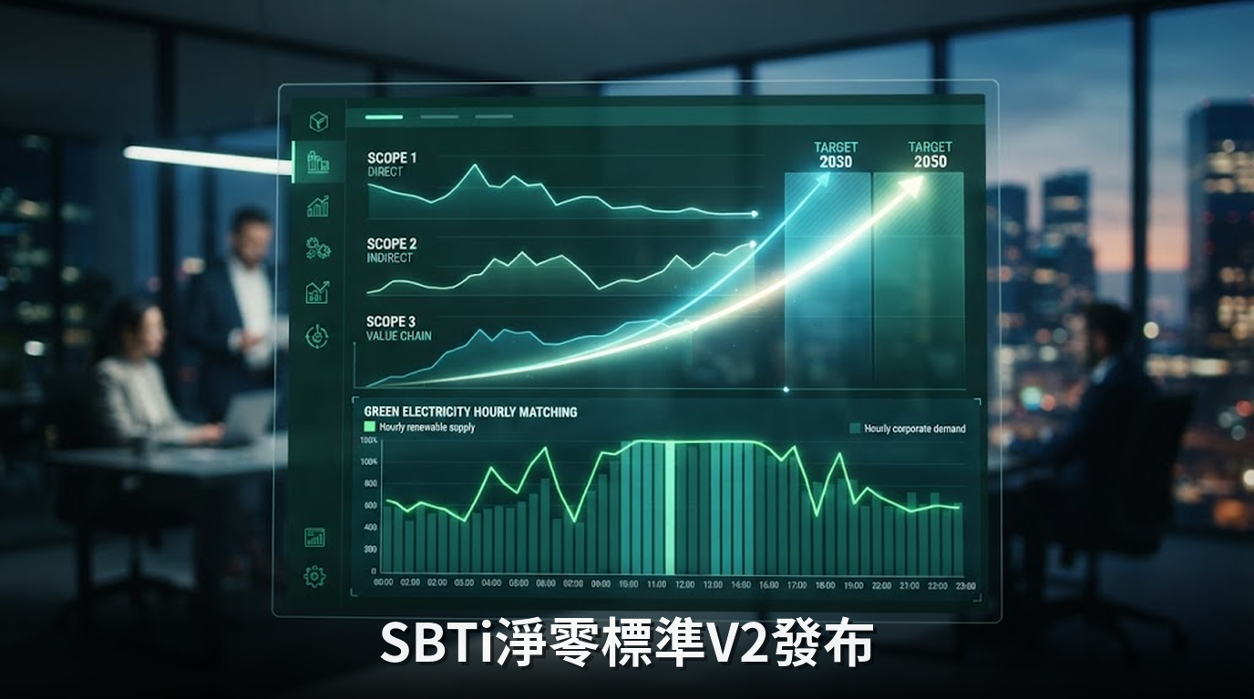 SBTi發布企業淨零標準V2：掌握三大範疇減量新要求