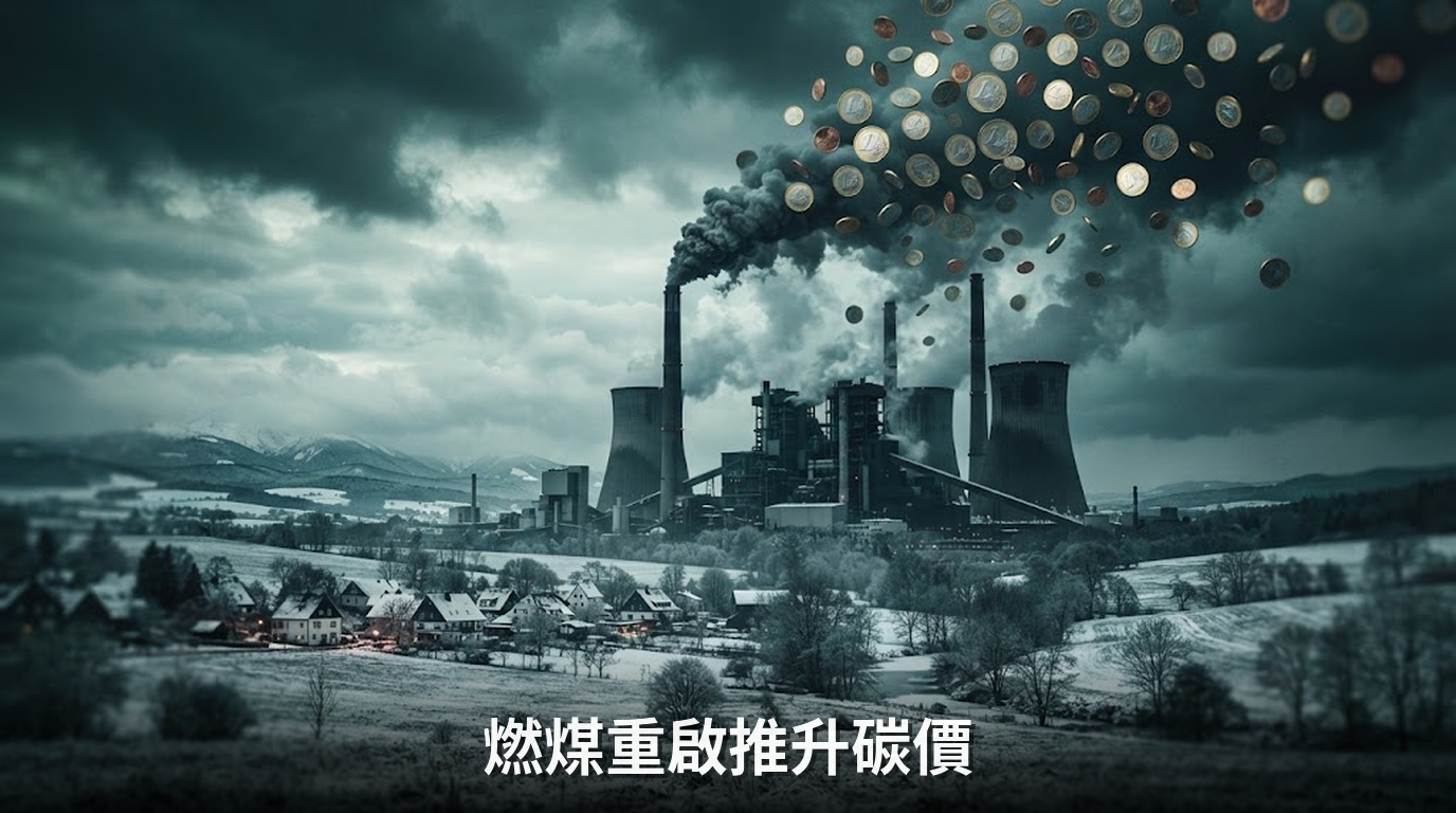 歐洲碳價持穩，德國重啟燃煤電廠恐推升碳權需求
