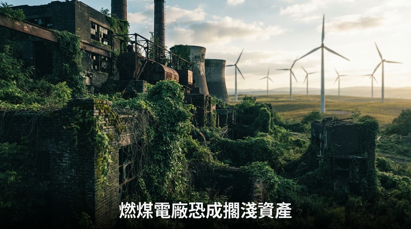 中國再生能源發威，2030燃煤電廠恐成擱淺資產