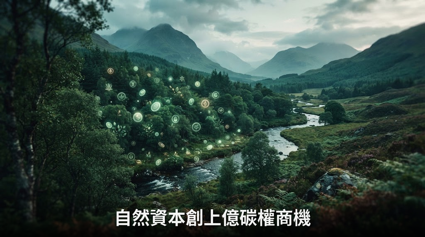 蘇格蘭自然修復專案，估創1.38億英鎊碳權與生態收益