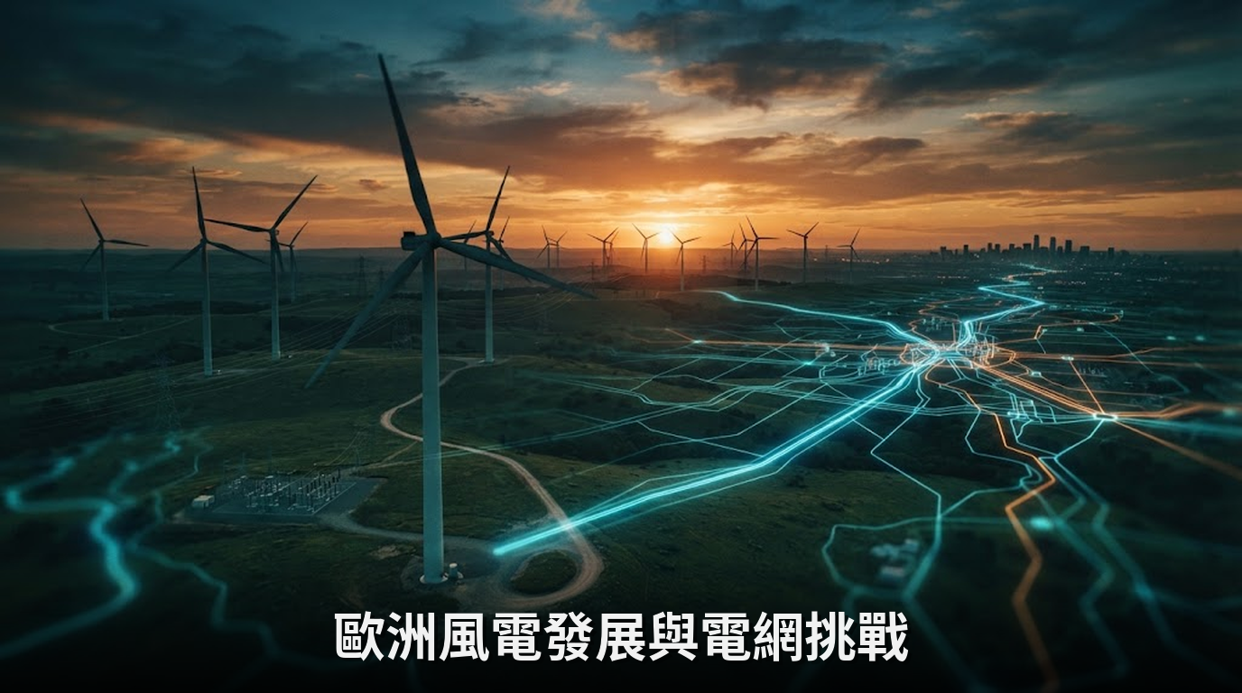 歐洲風力發電裝置量將創新高，但仍面臨電網瓶頸挑戰