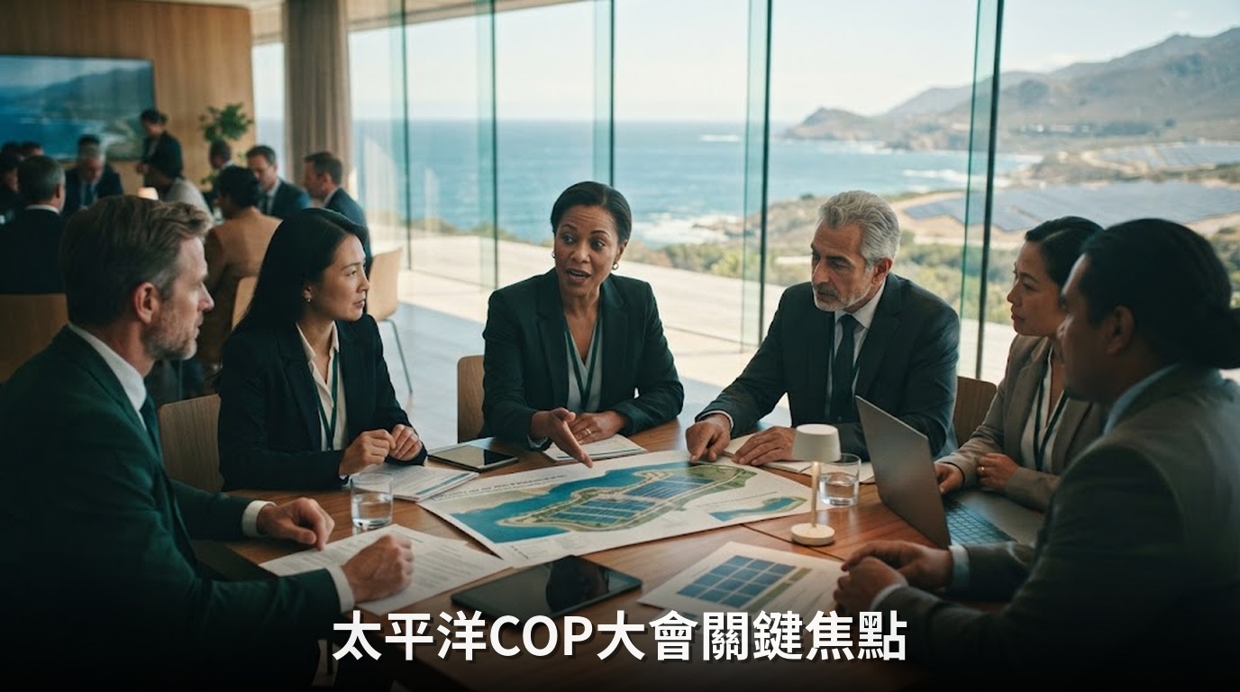 迎戰太平洋COP：氣候資金與電氣化成談判焦點