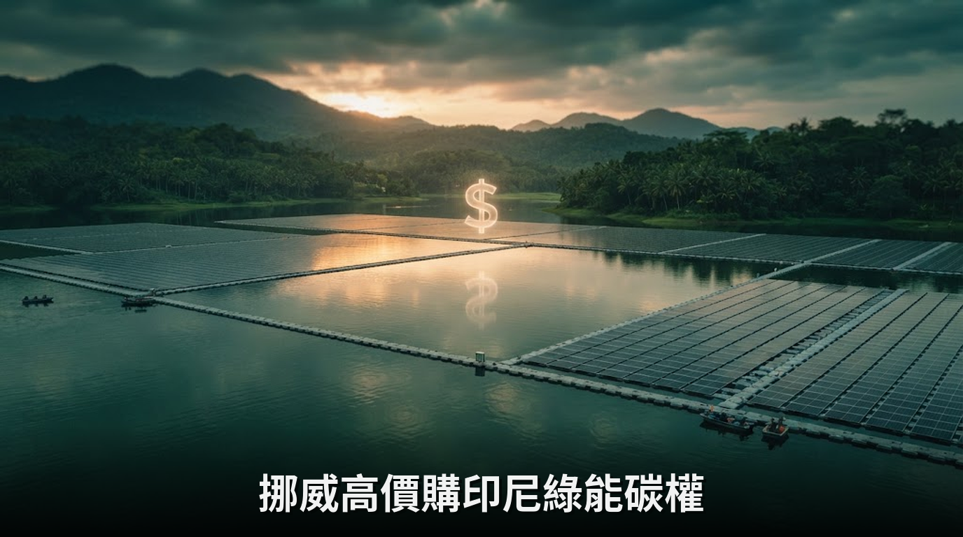 挪威出價買碳權！印尼水面型太陽能每單位上看40美元