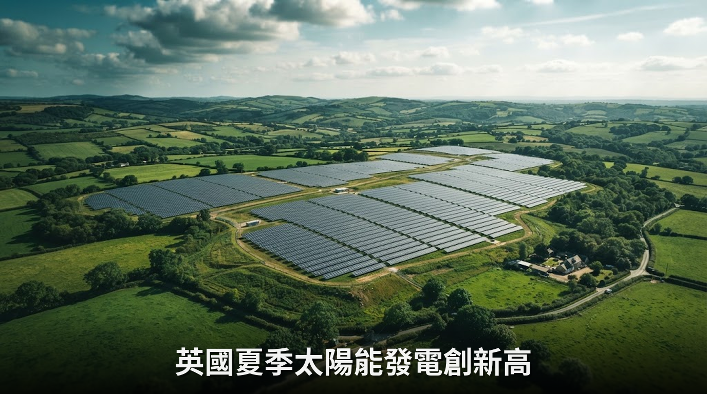 2026夏季英國太陽能發電量創歷史新高