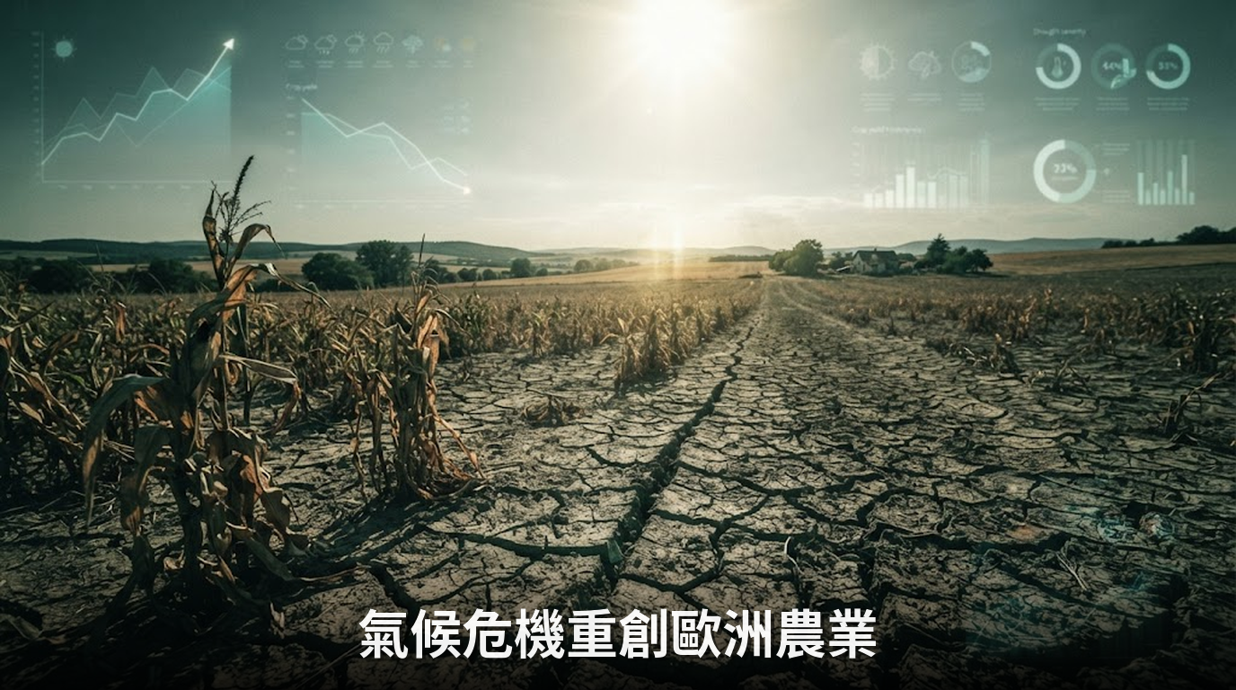 歐洲極端氣候重創農作物：六大圖表解析農業危機