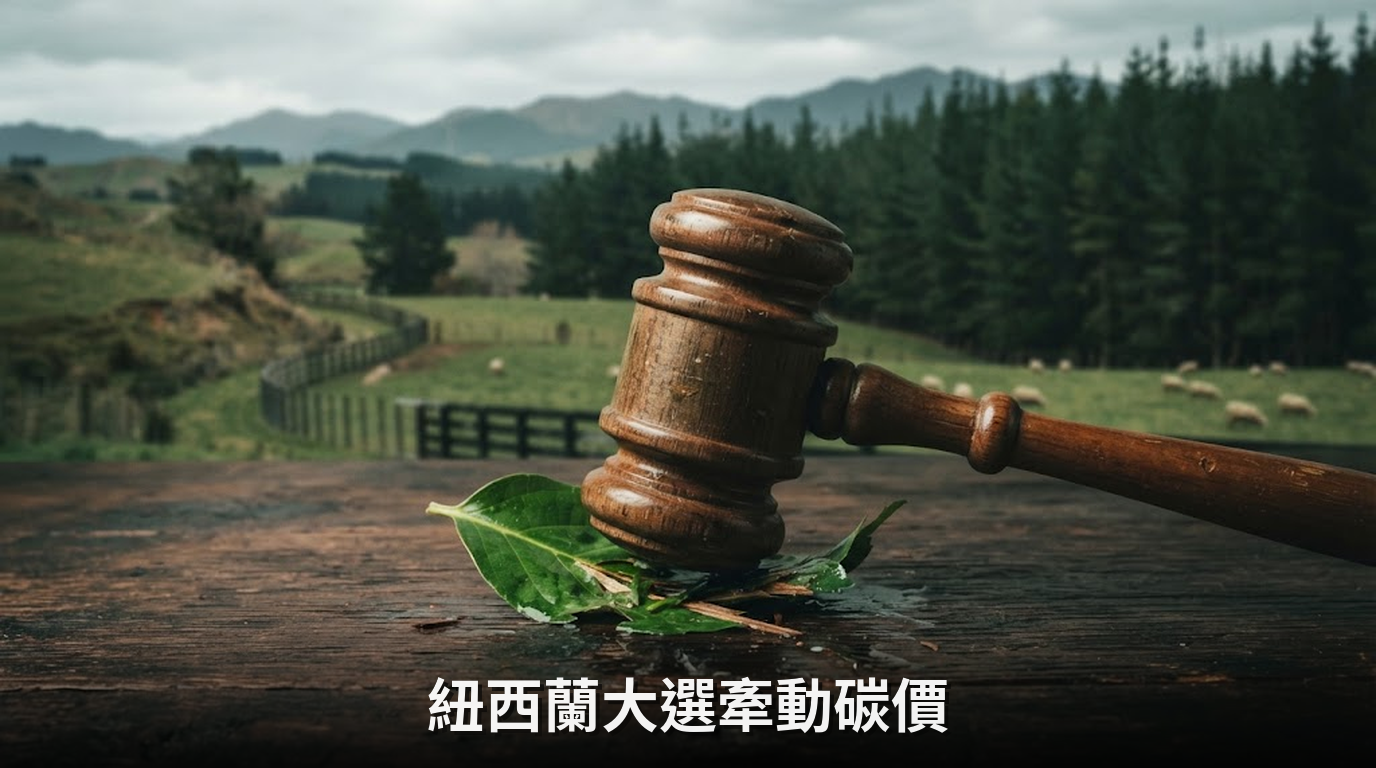 紐西蘭政黨擬取消碳交易底價，氣候政策恐臨巨變