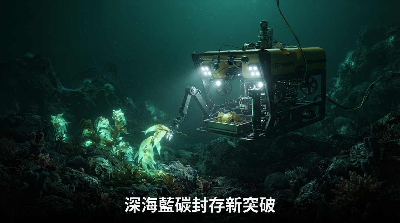 日本首創深海海藻碳匯實驗，驗證藍碳封存潛力