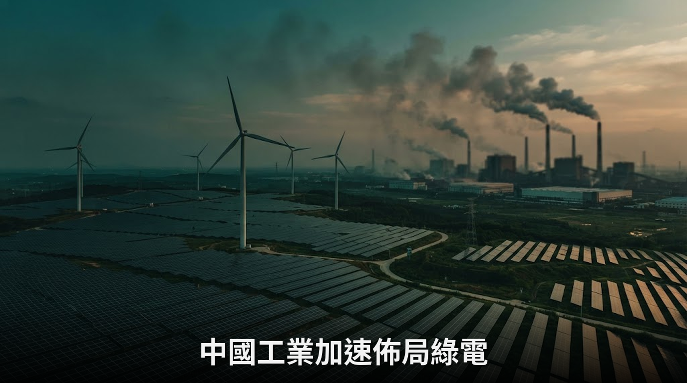 中國工業開始戒斷化石燃料，風能與太陽能加速崛起