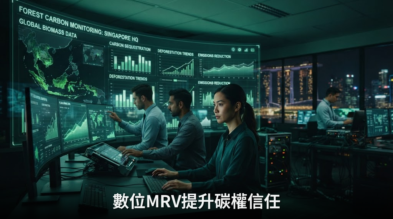 提升碳權透明度！查驗機構於新加坡成立數位MRV中心