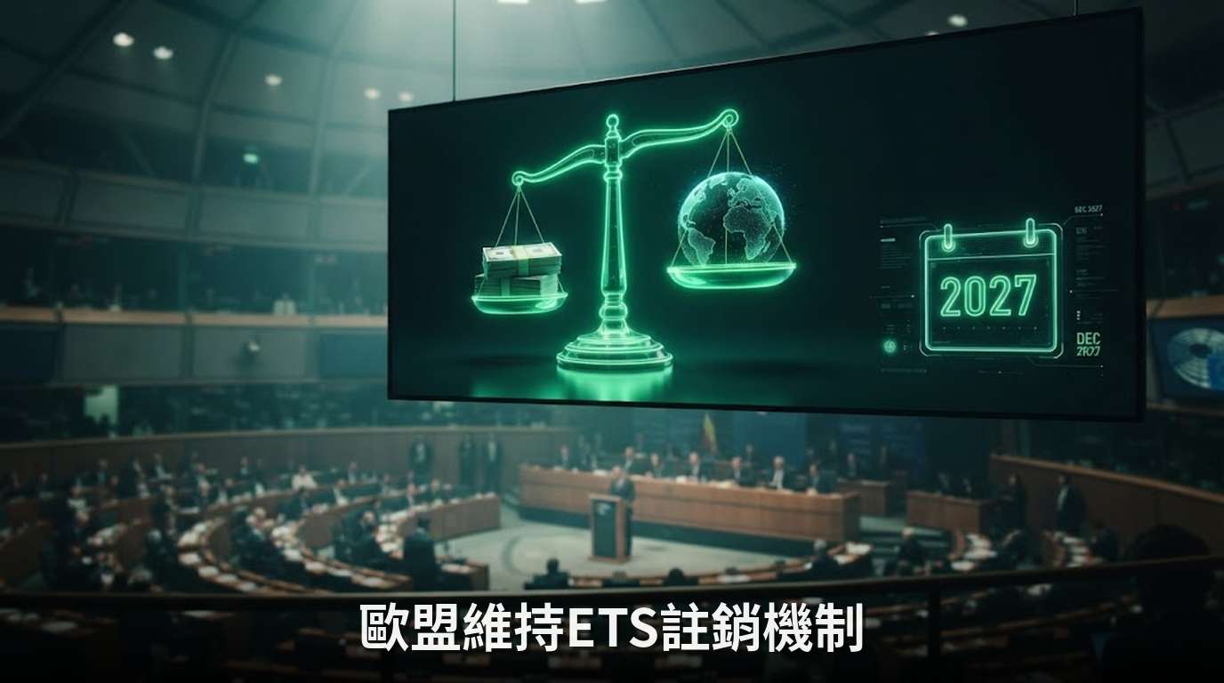 歐盟議會維持ETS市場穩定註銷機制，牽動碳價