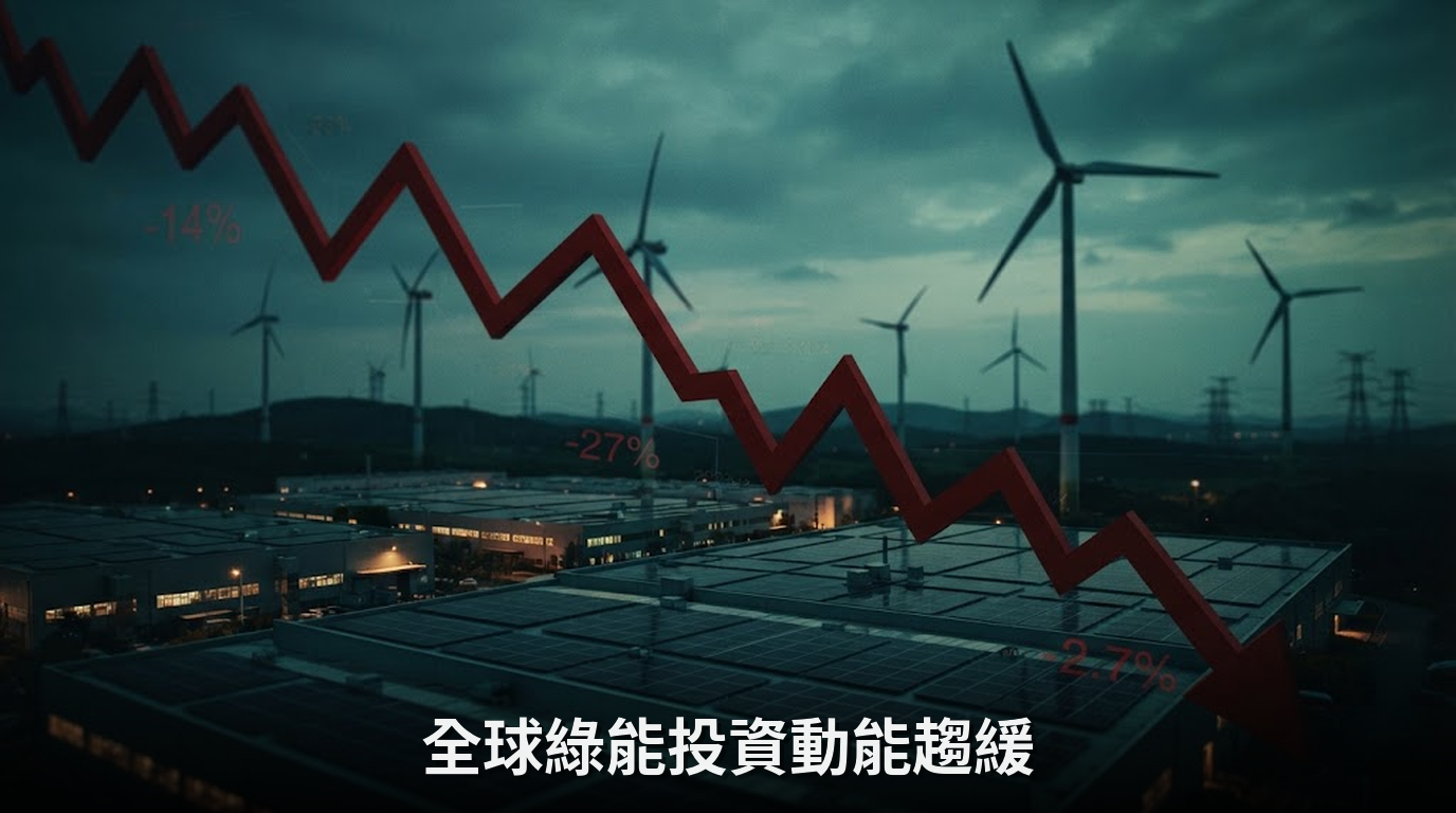 2026上半年全球潔淨科技投資放緩，較去年同期下滑17%