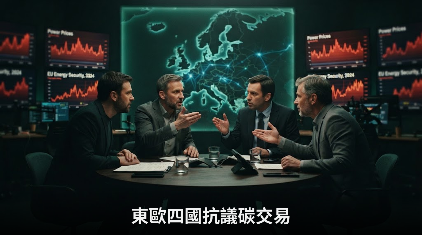 V4集團反彈！波蘭等四國擬杯葛歐盟ETS碳交易改革