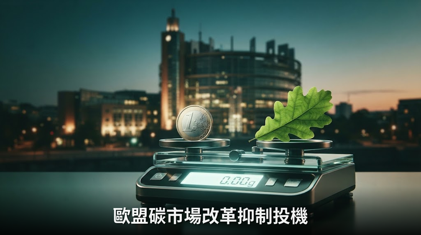 歐盟碳價終止五連漲！市場關注碳交易防投機改革