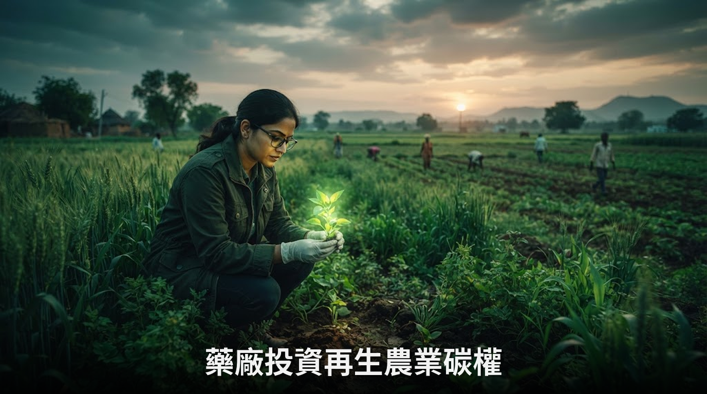 跨國藥廠簽署八年長約，佈局印度再生農業碳權