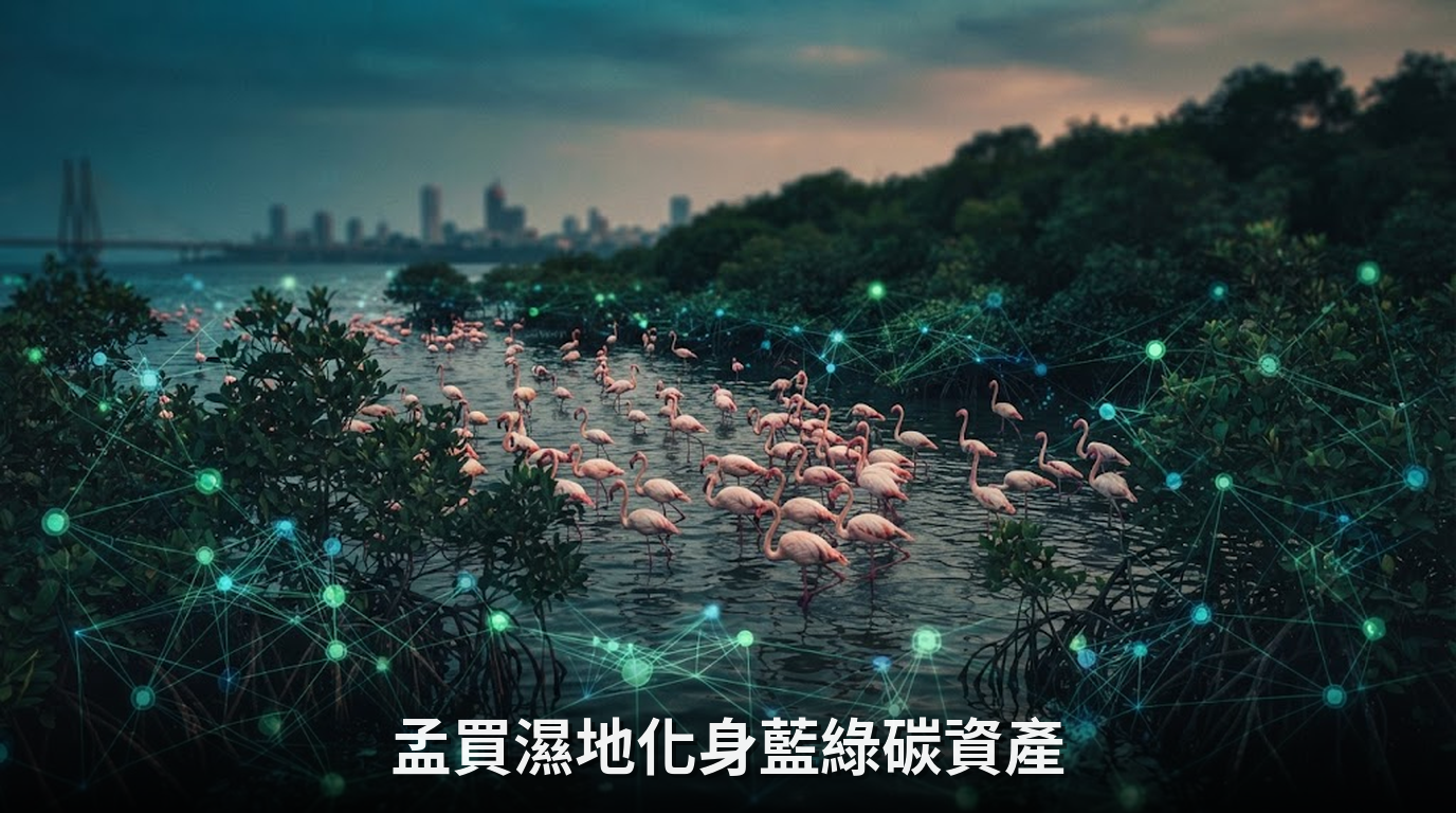 孟買濕地重生計畫：紅樹林轉型藍綠碳資產實驗