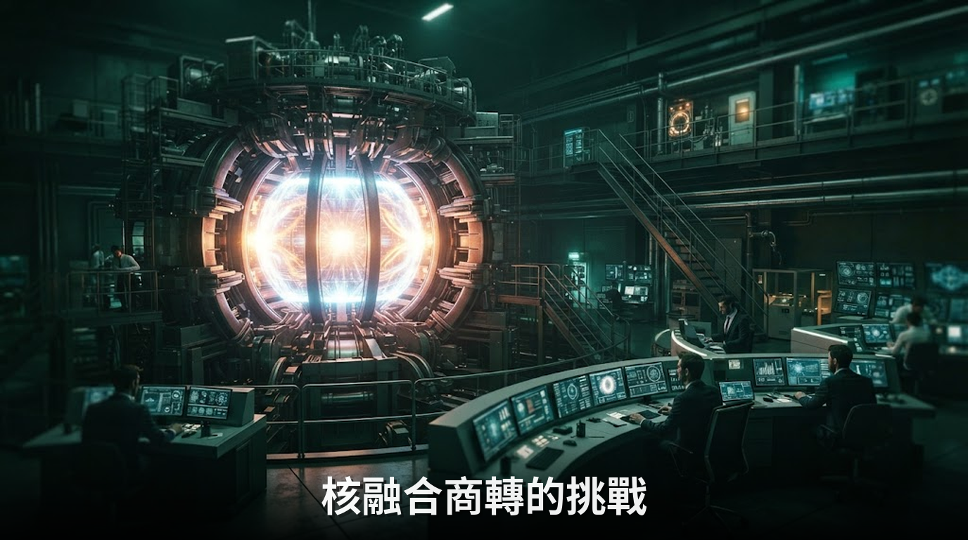 核能復興：解析核融合商轉的三大工程挑戰與淨零未來
