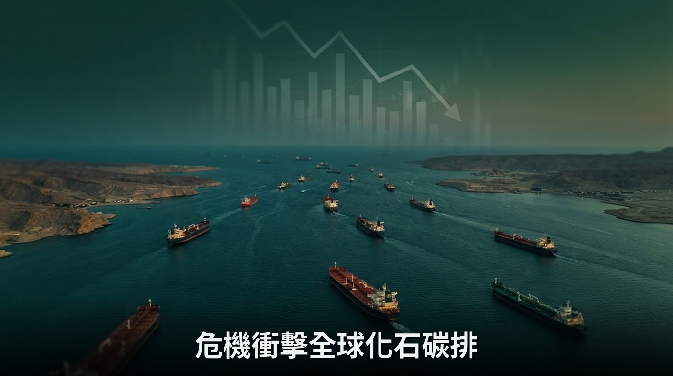 荷莫茲危機衝擊！2026全球化石燃料碳排預估下降