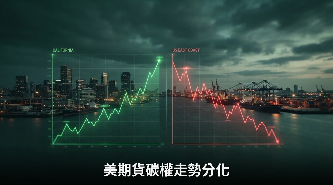 美國碳期貨市場動態：排放源增持加州碳權，看空RGGI