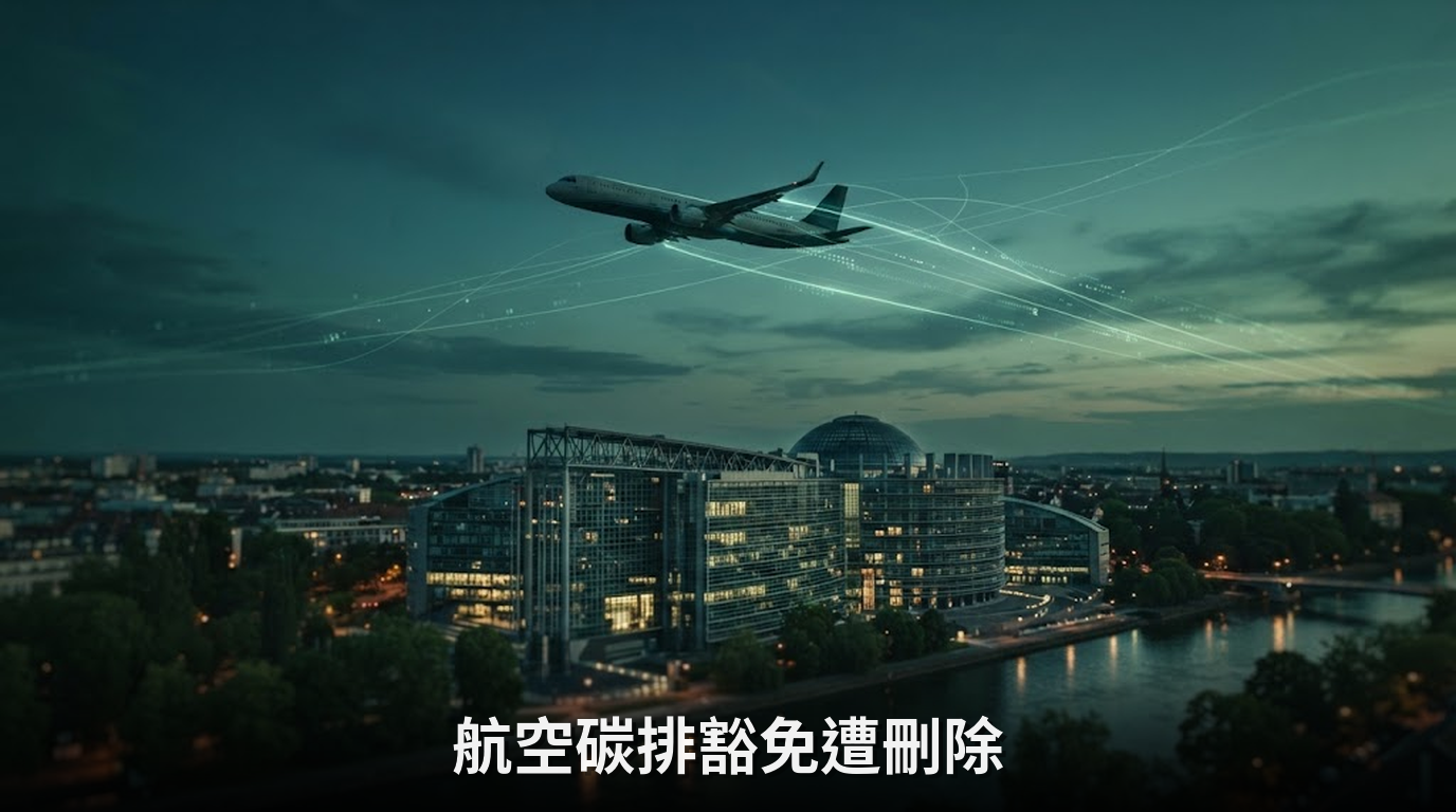 歐盟碳交易修法新進展：刪除航空業CORSIA豁免條款
