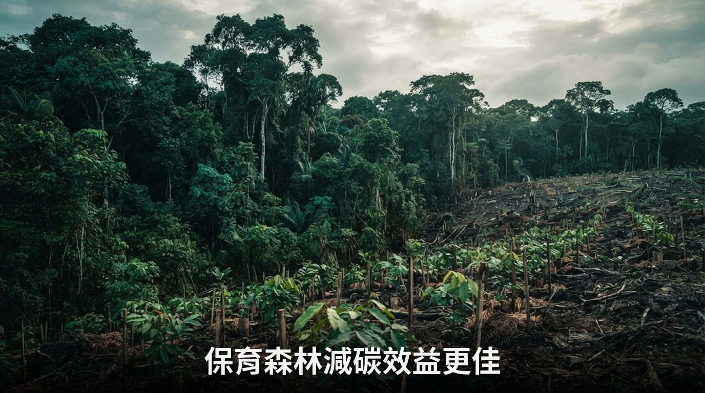 保護熱帶雨林勝過復育！研究揭露最佳碳效益策略