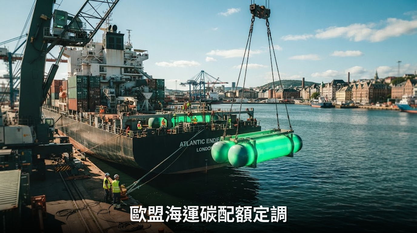 歐盟拒絕擴大碳配額！海運清潔燃料補貼維持1.1億噸