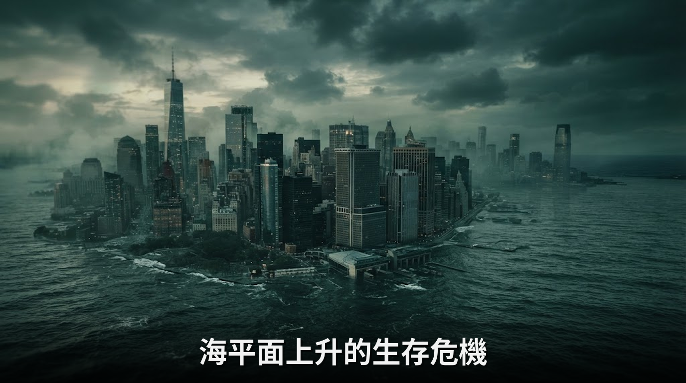 海平面上升敲響警鐘：氣候危機成人類生存威脅
