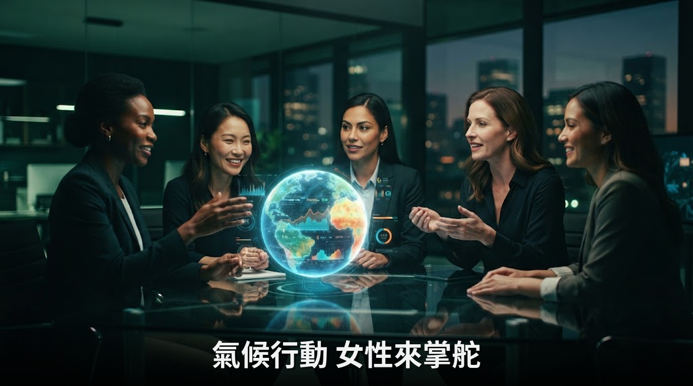 氣候治理需要女性領導力：突破氣候危機盲點