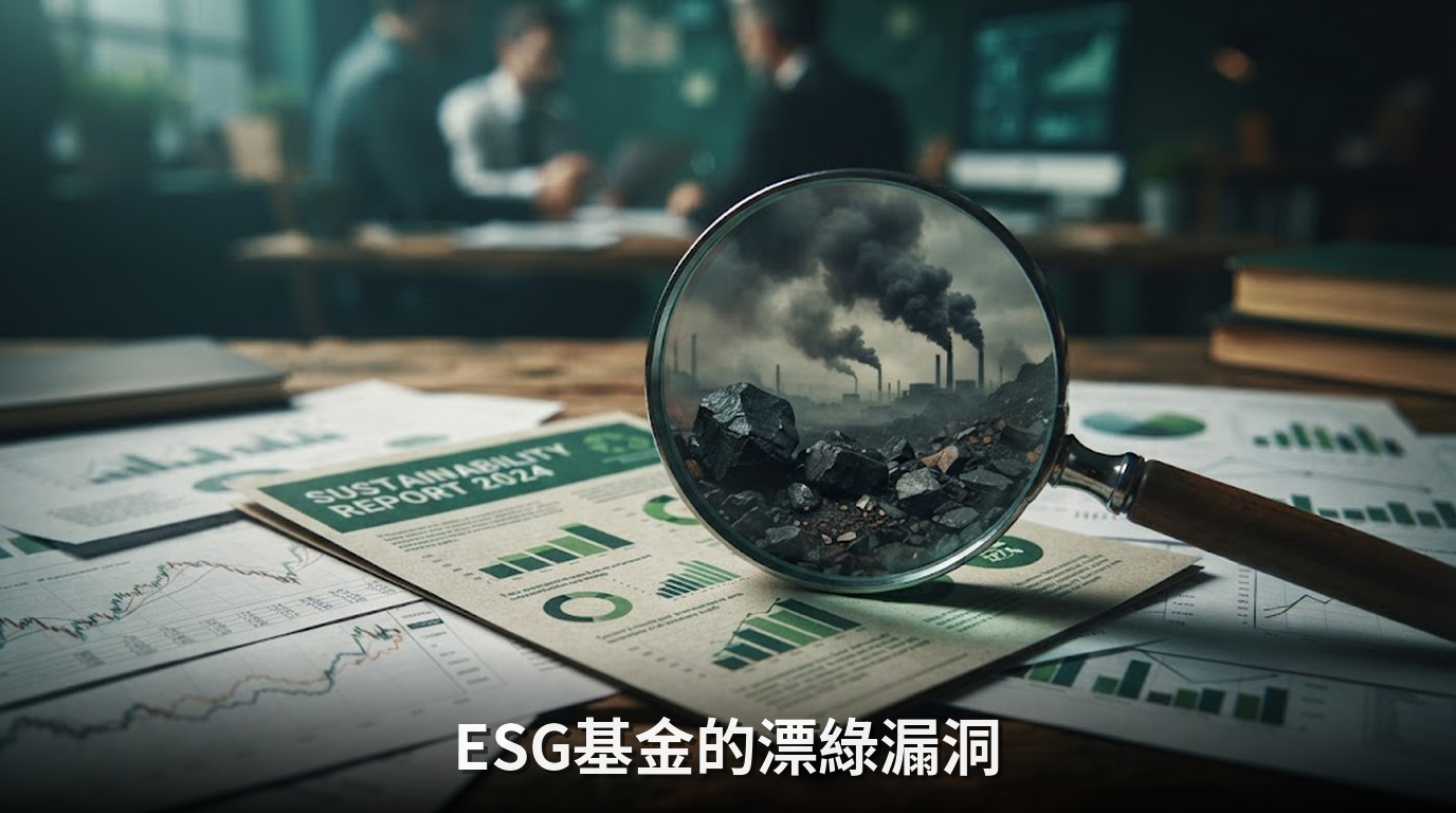 ESG基金竟買燃煤大戶？揭開永續金融的漂綠漏洞