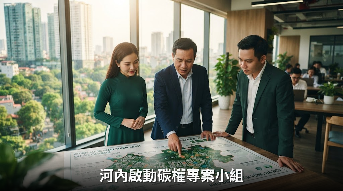 越南河內成立專案小組，全面盤點與開發碳權專案