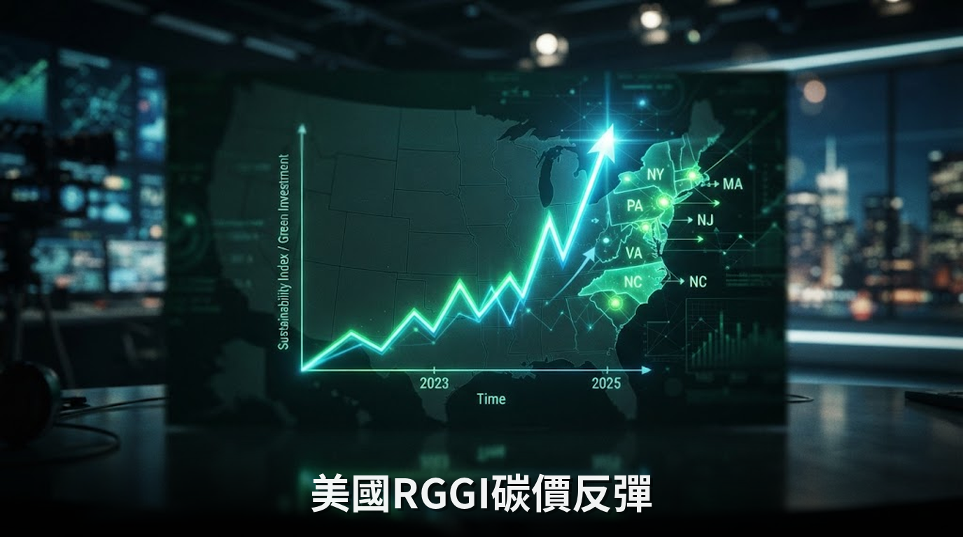 美國RGGI碳市震盪：碳配額跌破38美元後反彈