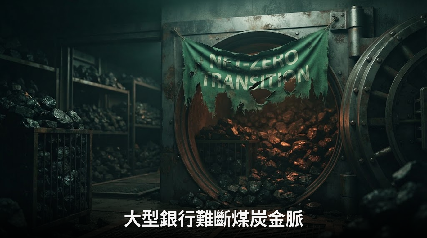 淨零承諾破功？全球大型銀行持續放款煤炭業面臨檢視