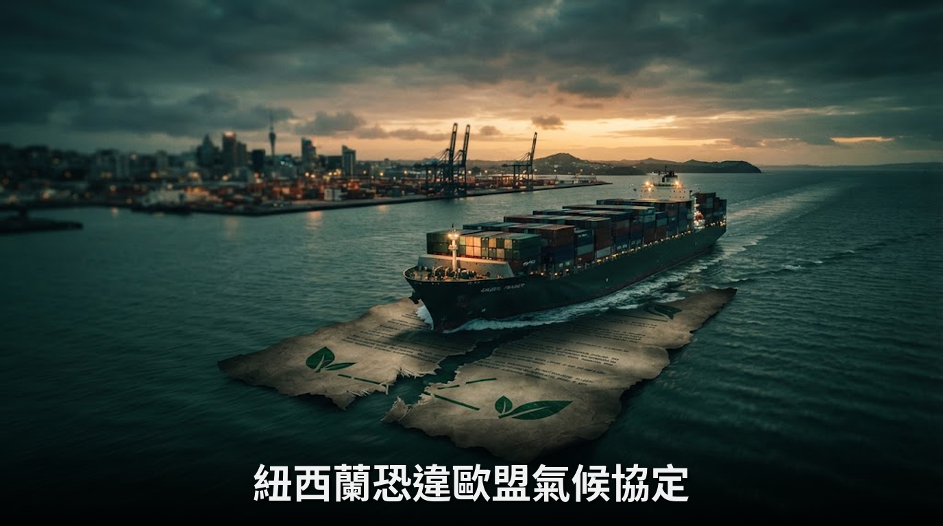紐西蘭挨批氣候政策倒退，恐違歐盟貿易協定