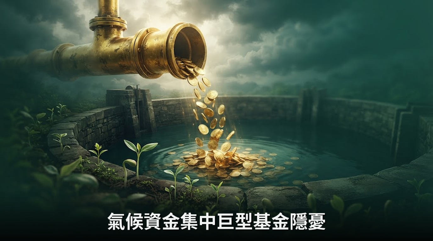 巨型基金主導氣候募資，中小型減碳專案恐面臨資金缺口