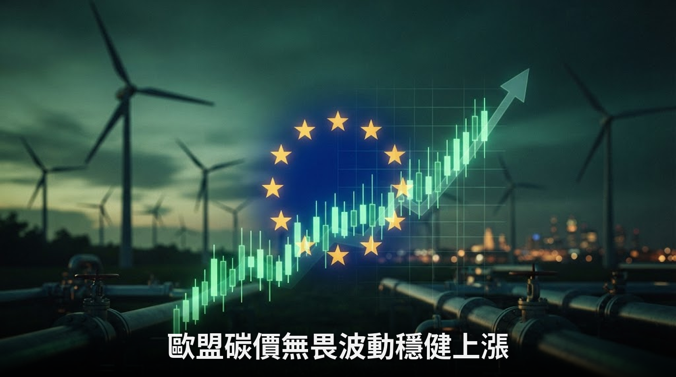 歐盟碳價無畏能源波動，單週穩健上漲聚焦技術面