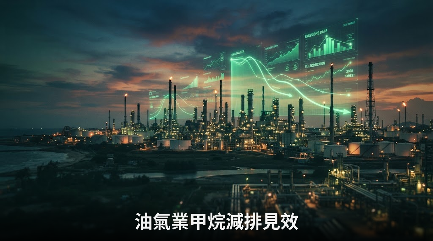 國際標準發揮效用！全球油氣業甲烷排放強度下降10%