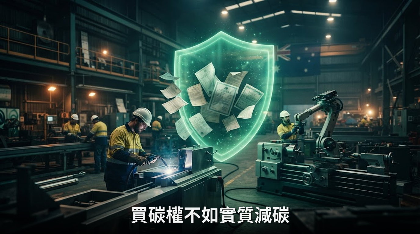 澳洲官員警告：過度依賴碳權恐阻礙企業實質減碳投資