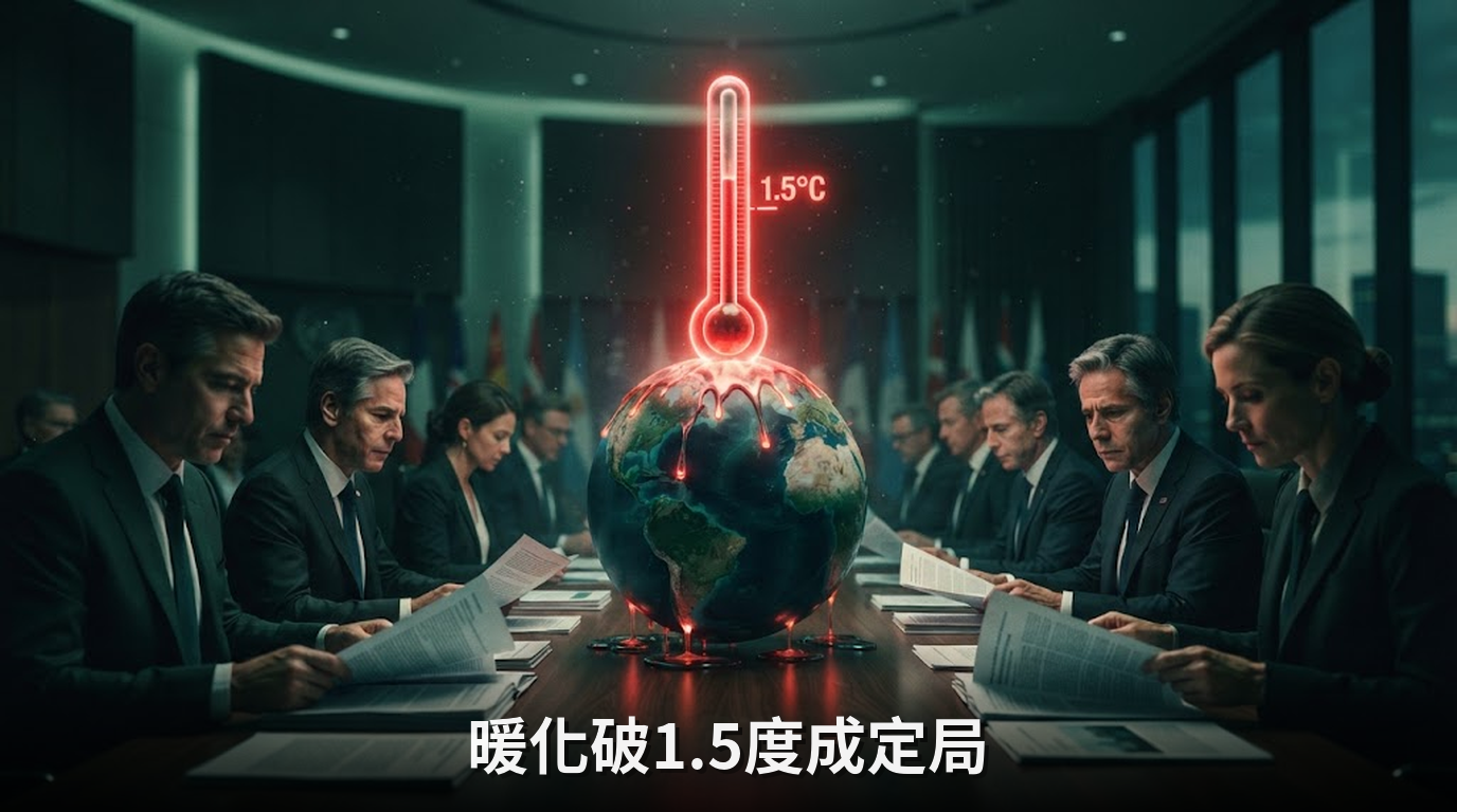 UNEP示警：全球暖化破1.5度成定局，減碳急需加速