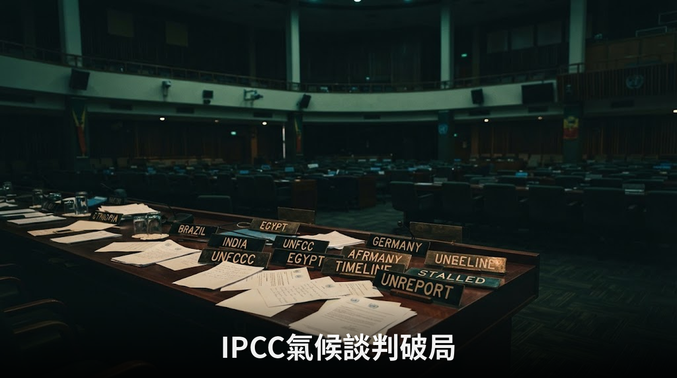 IPCC氣候會議談判破局，衝擊全球減碳進程