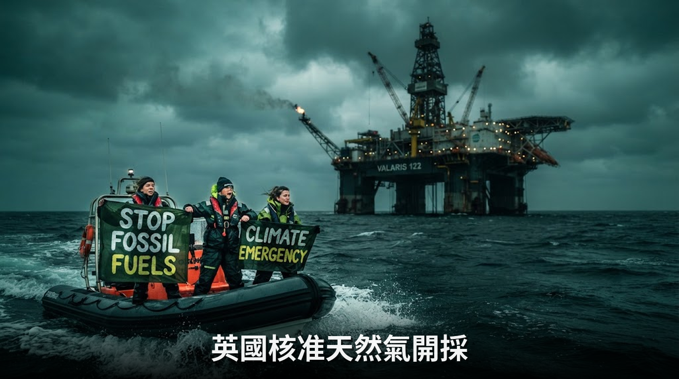 英國核准天然氣開採，坦承氣候領導地位受挫