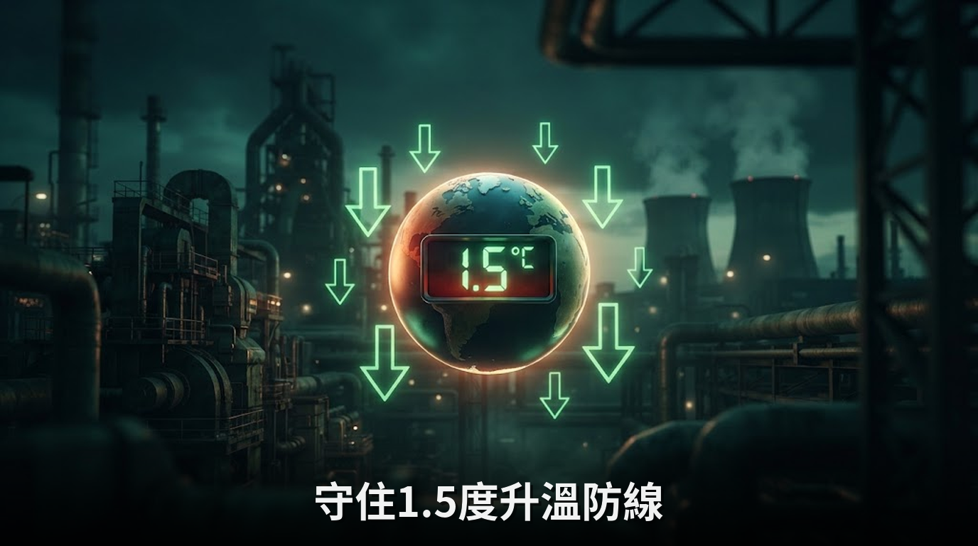 聯合國最新報告：年減碳6%才能守住1.5度防線