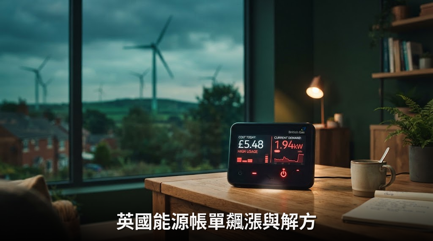 英國能源帳單為何居高不下？解析降價與能源轉型解方